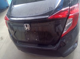 2017 HONDA CIVIC, BLACK, EX-L MODEL, 1.5L TURBO, AT.   A26333